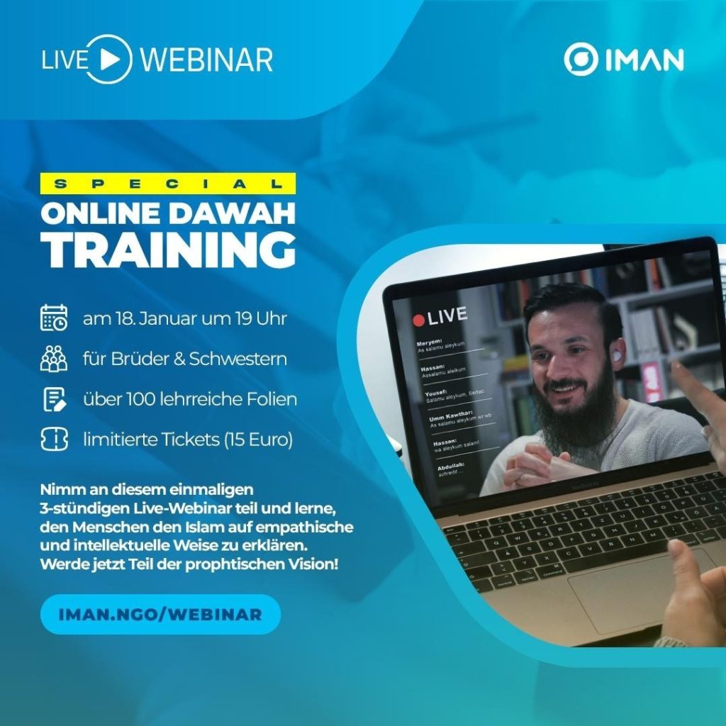 Flyer Webinar Online Dawah Training